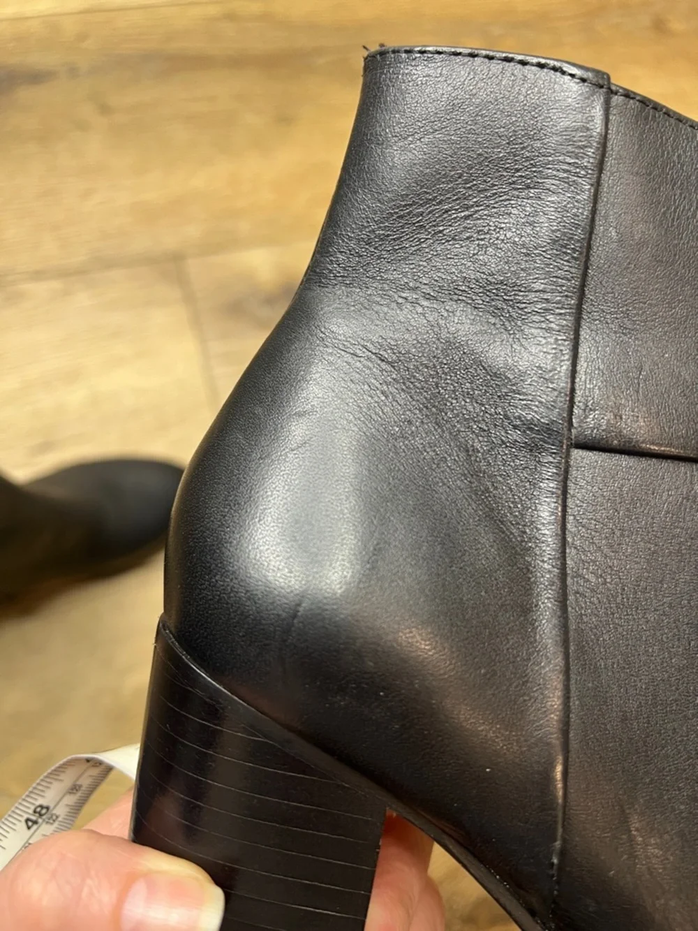 Thursday Boot Co. Modern Black Leather Ankle Boot Size 5.5